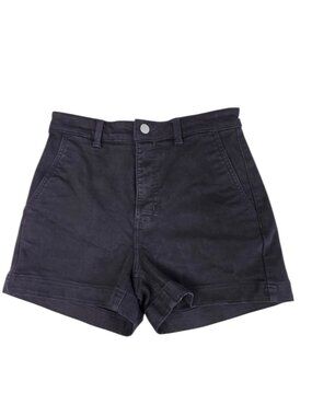 Everlane The Utility Shorts, Black, Cotton, Womens Size 4, Basic, Summer Staple